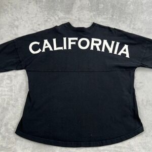 Spirit Jersey California Oversized Long Sleeve XL Black Mens Streetwear Pullover